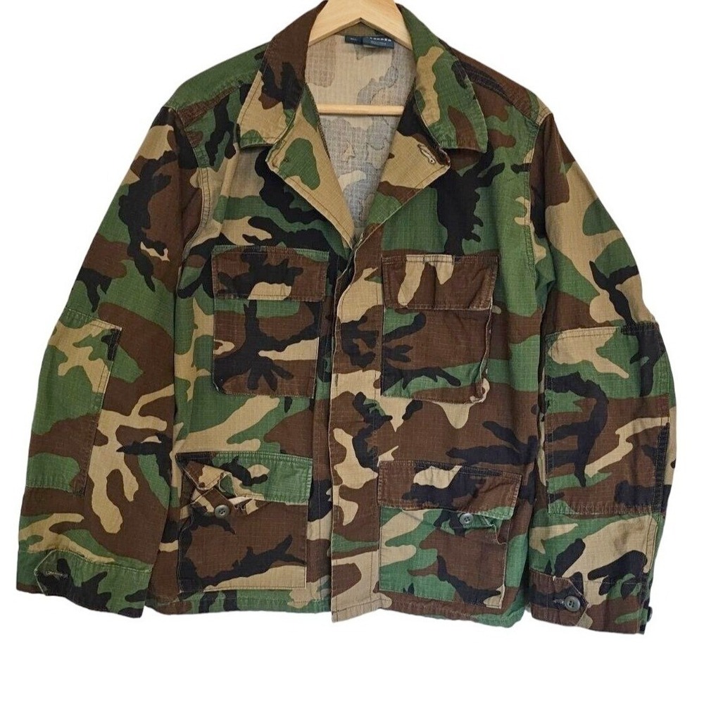 Proper Military Jacket‎ Size Medium Camo army ripstop cotton
